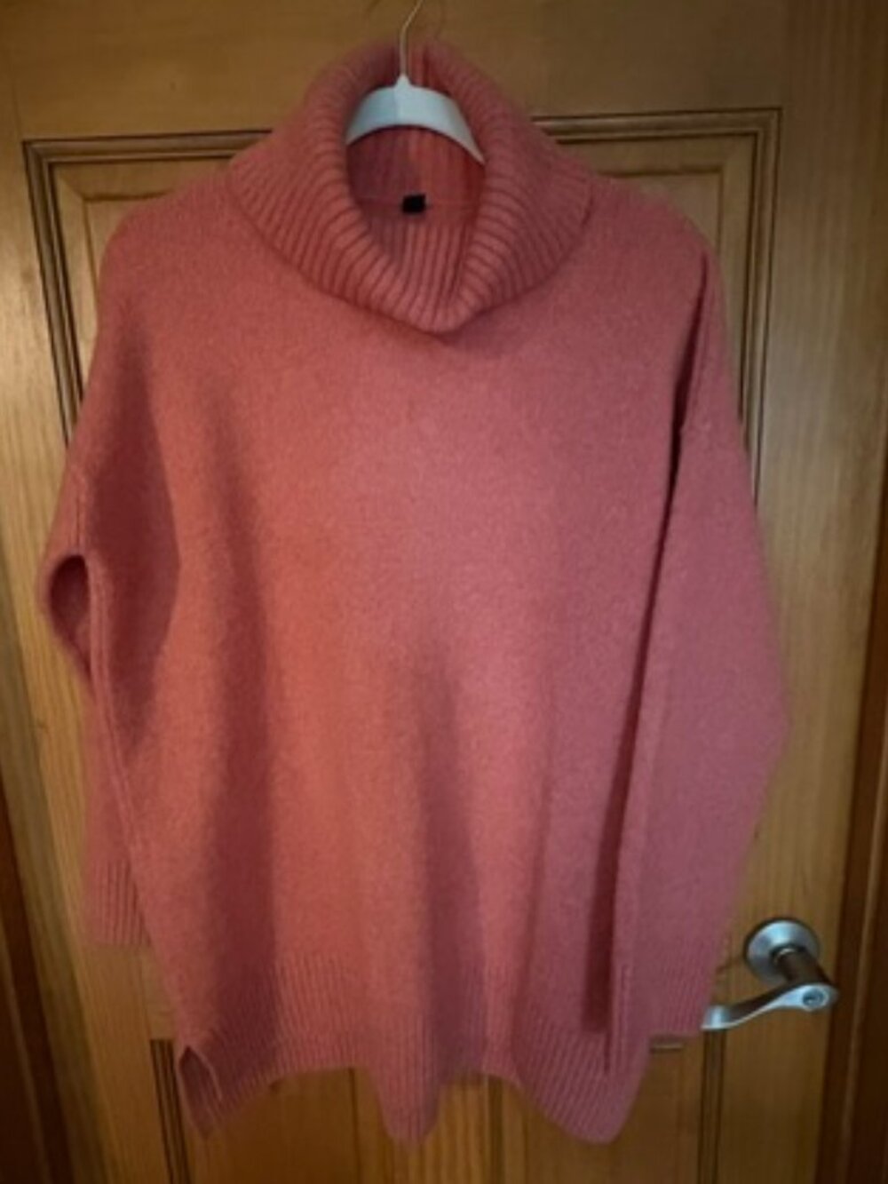 Uniqlo oversized wool-blend turtleneck sweater